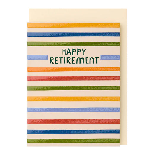 Happy Retirement Mini Greetings Card