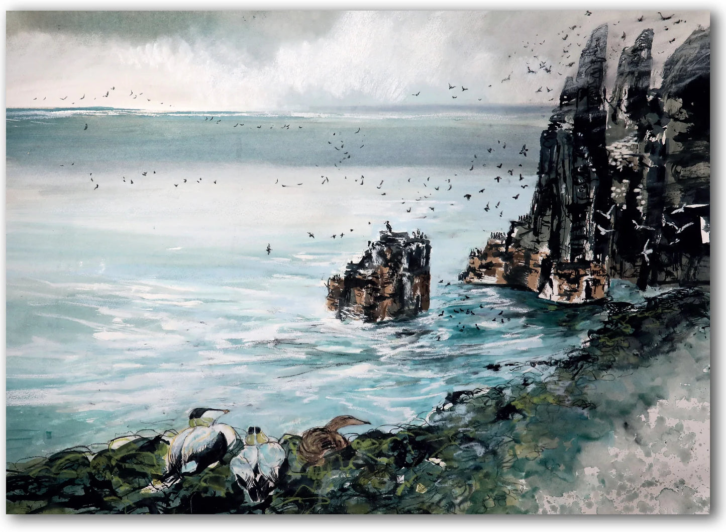 Cloudbreak Beyond The Haven Greetings Card