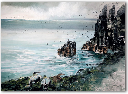 Cloudbreak Beyond The Haven Greetings Card