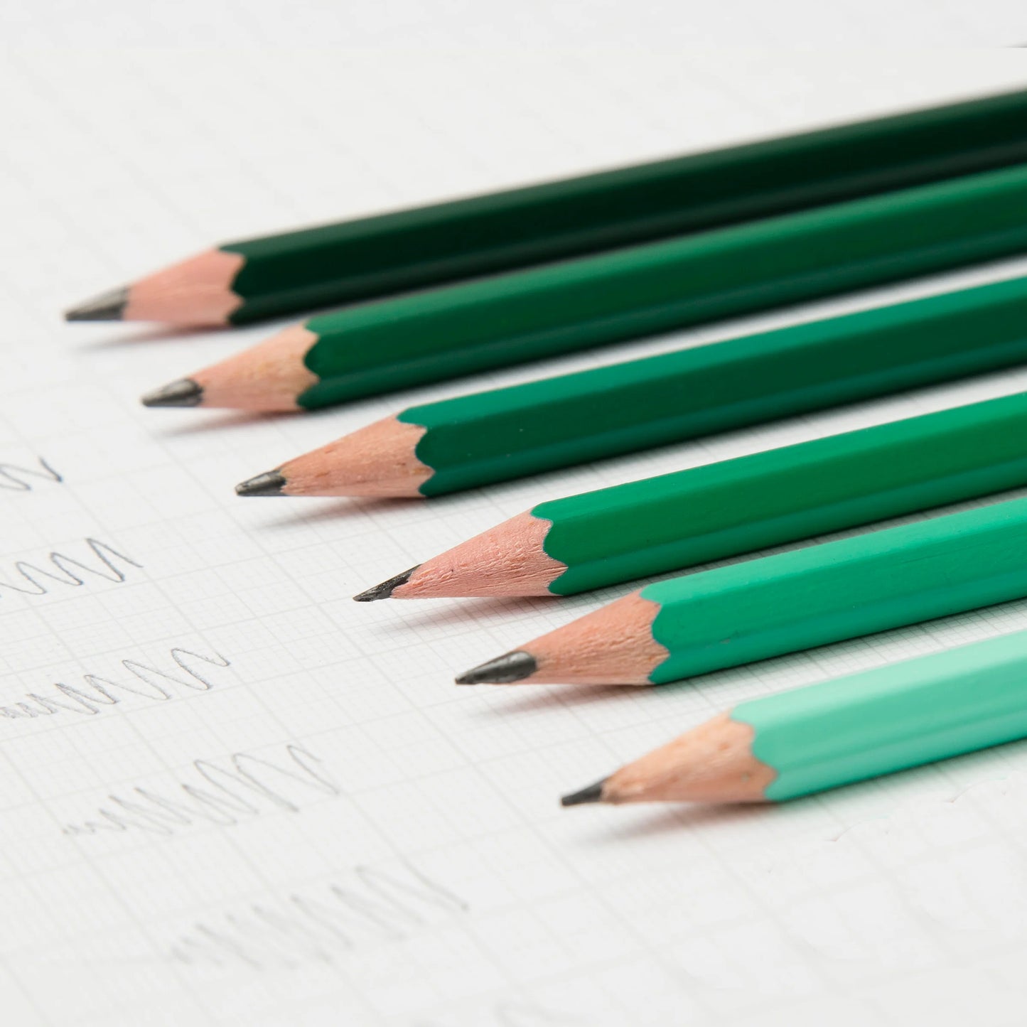Gradient Sketching Pencil Set of 6