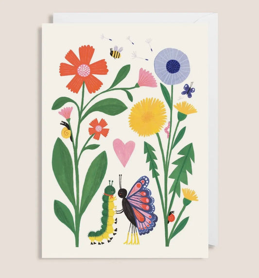 Bugs in Love Greetings Card