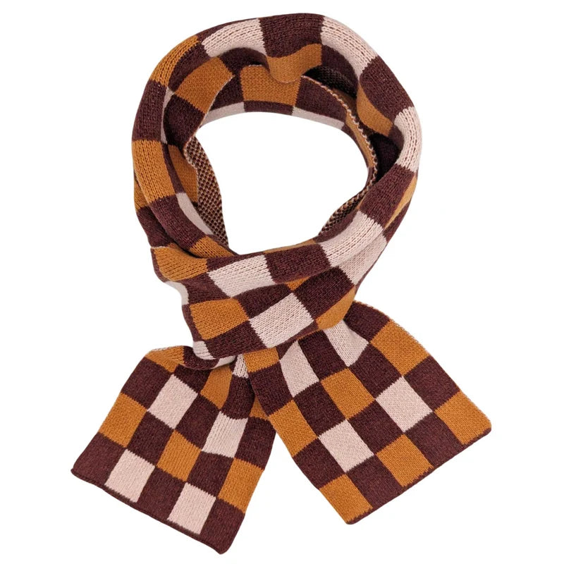 Patterned Lambswool Scarf