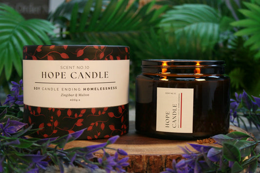 Zingibar & Malton Large Candle