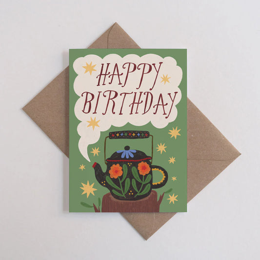 Birthday Teapot Birthday Card
