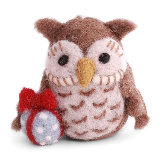 Owl With Gift