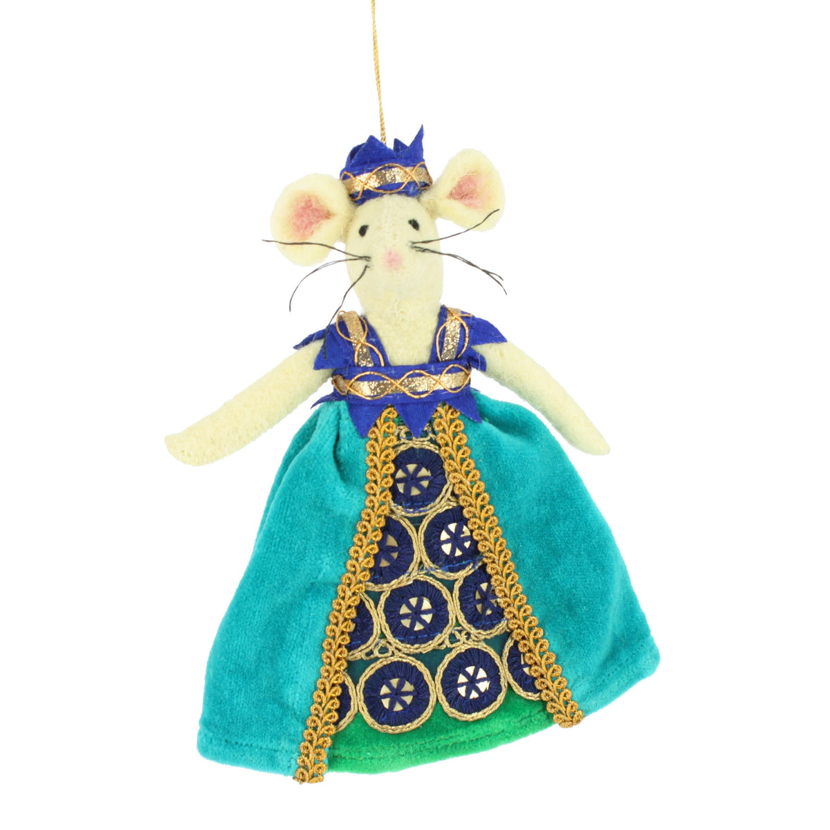 Lady Turquess  Mouse Hanging Decoration