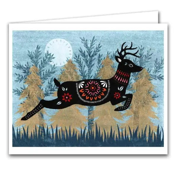Long Leaps Lovely And Slow Greeting Card