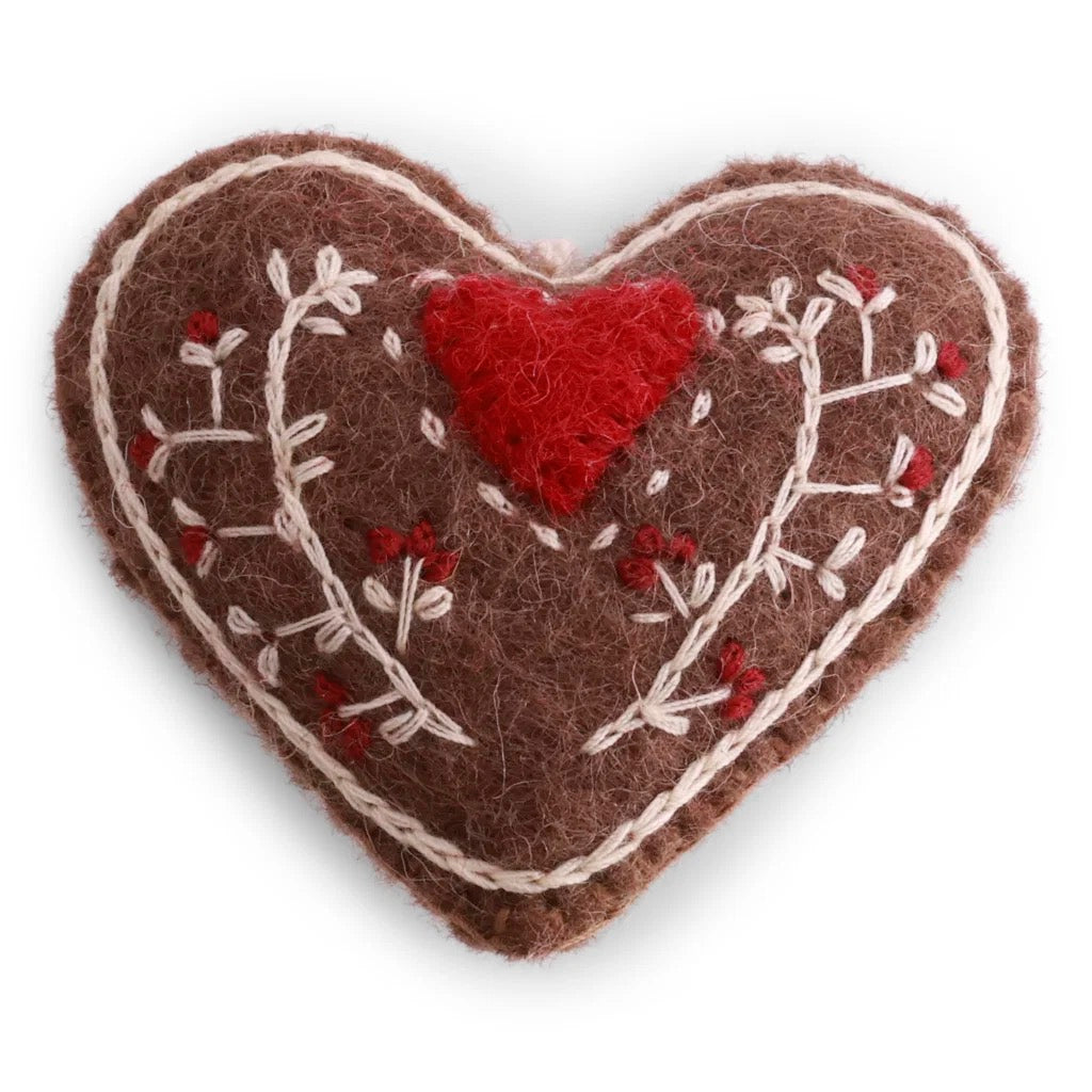 Ginger Bread Star With Embroidery