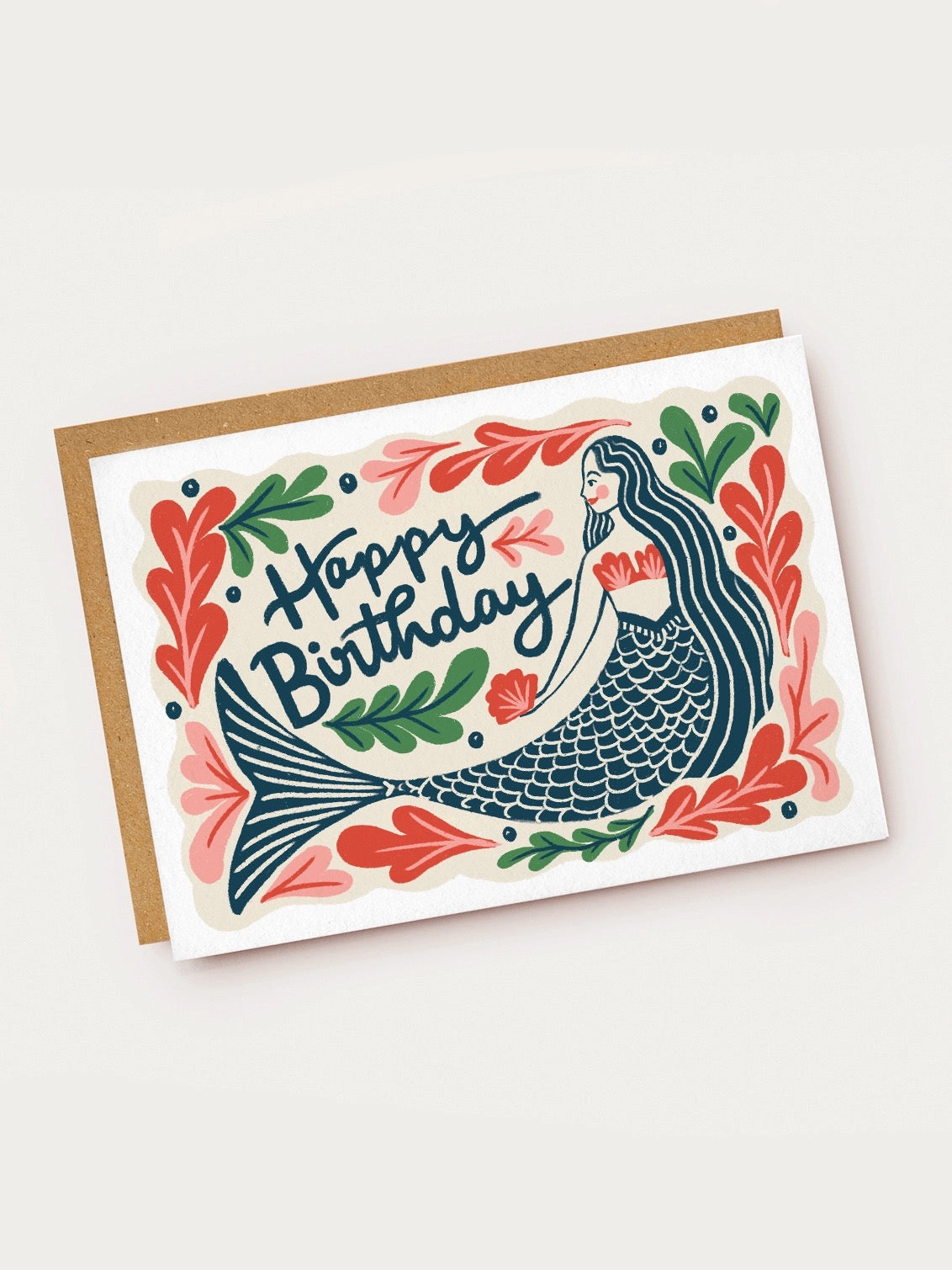 Happy Birthday Mermaid Card