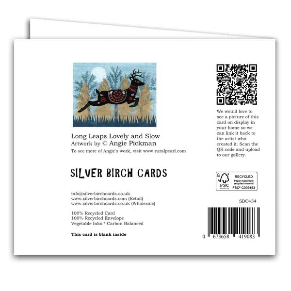 Long Leaps Lovely And Slow Greeting Card