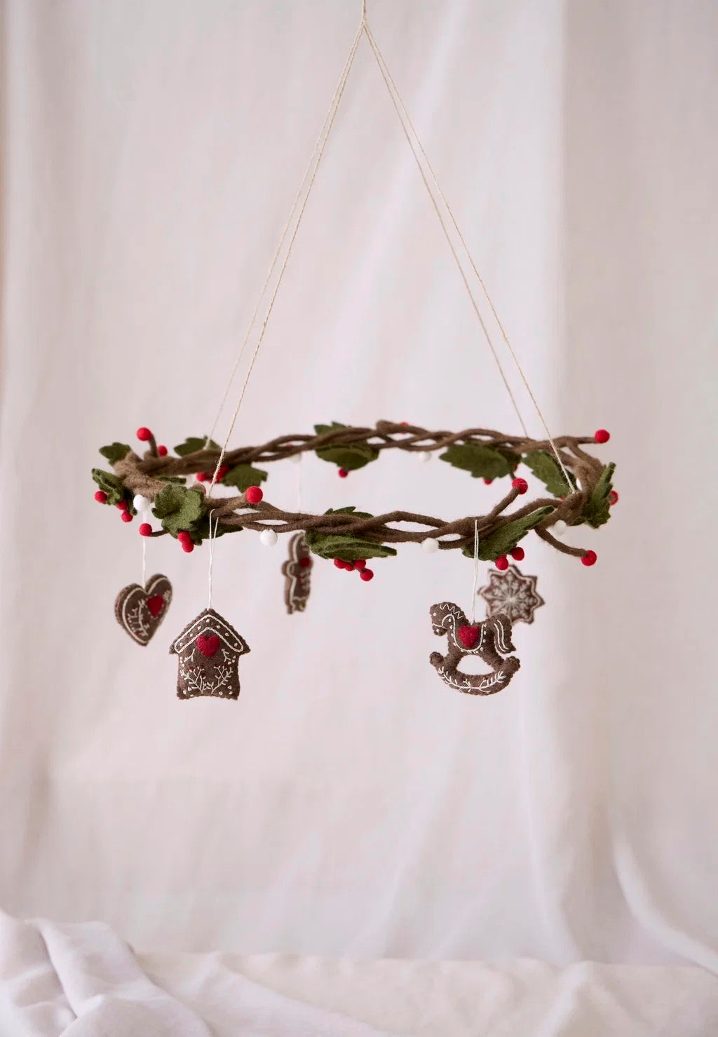 Ginger Bread Star With Embroidery