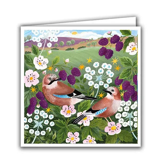 Pair Of Jays Greeting Card