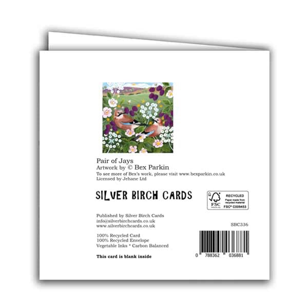 Pair Of Jays Greeting Card