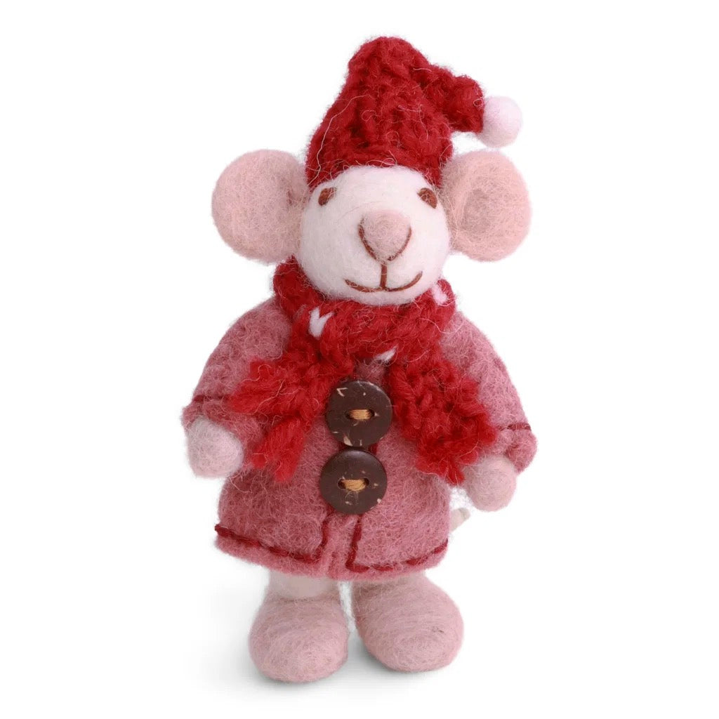 Mini Girl Mouse With Coat