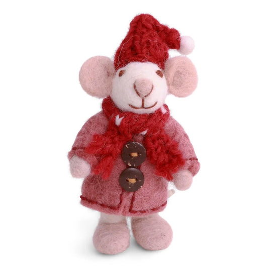Mini Girl Mouse With Coat