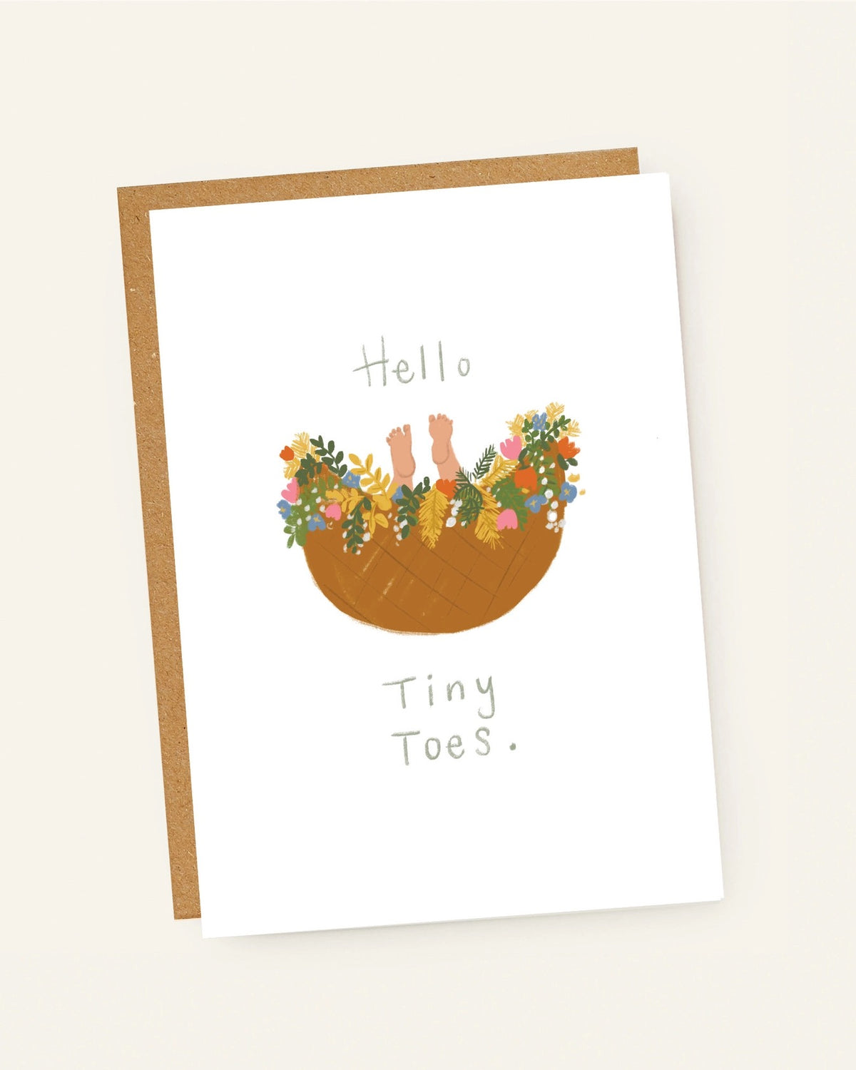 Hello Tiny Toes Card