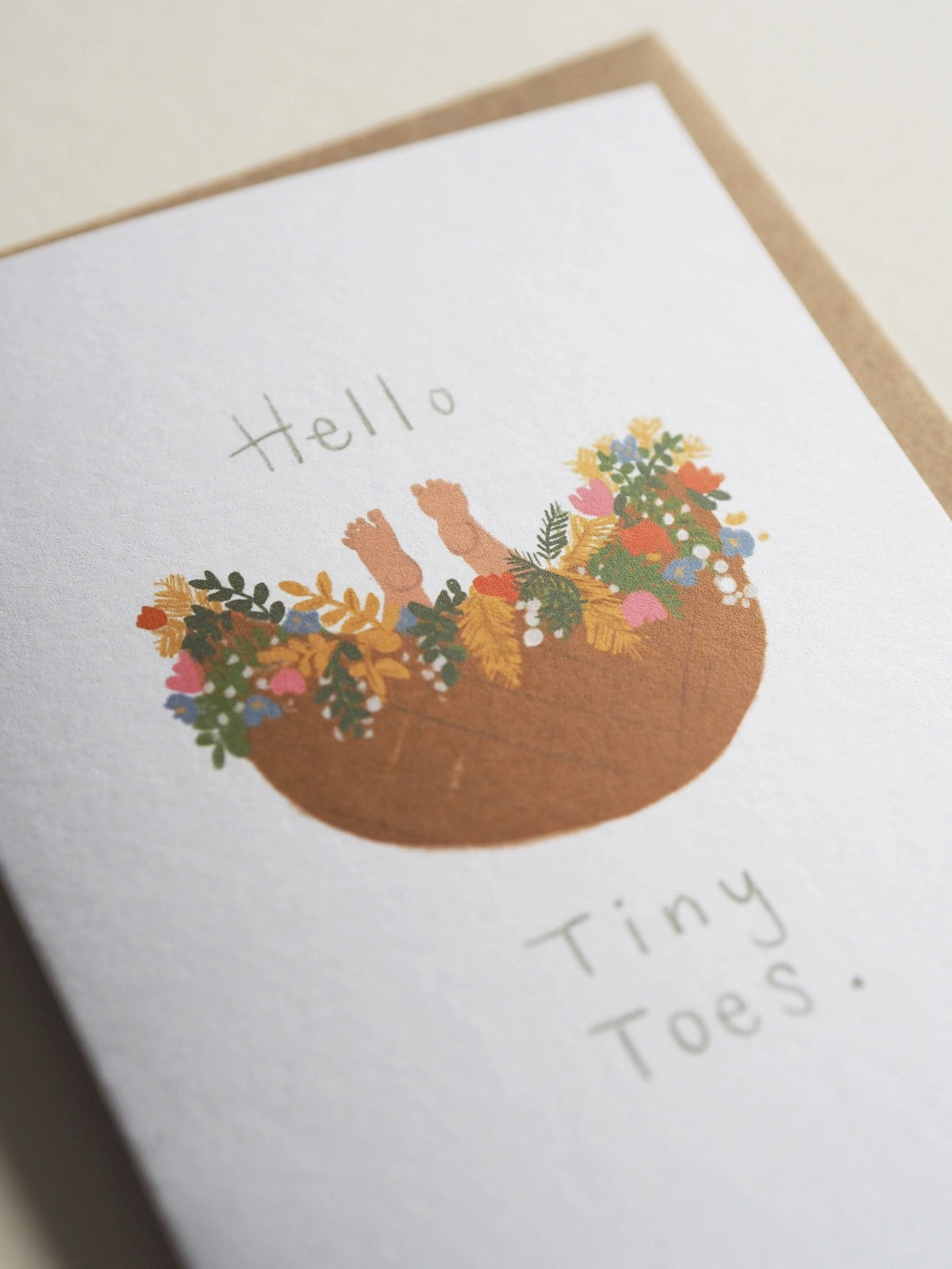 Hello Tiny Toes Card