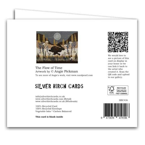 Flow Of Time Greeting Card