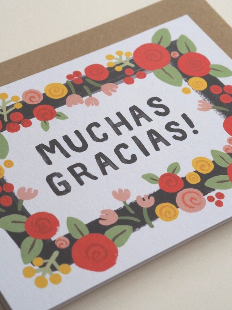 Muchas Gracias Card