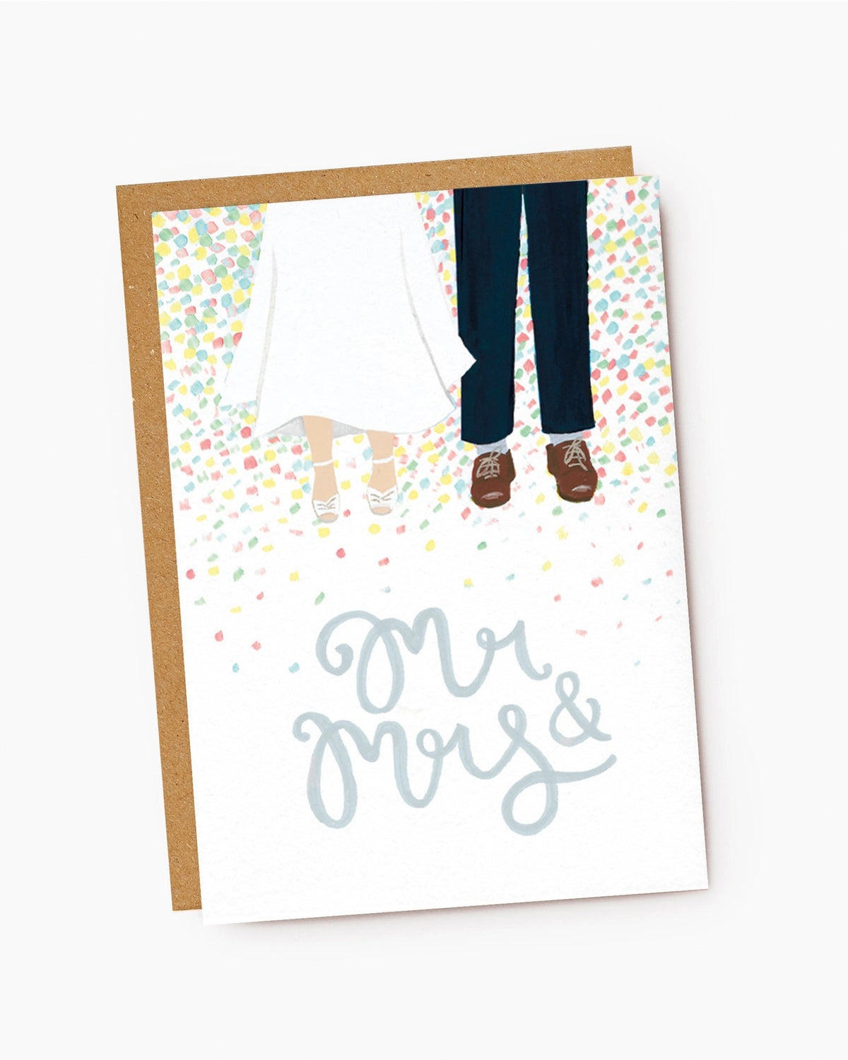 Mrs and Mrs Wedding Card
