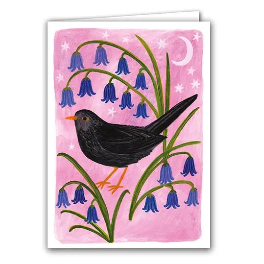 Blackbird Greeting Card
