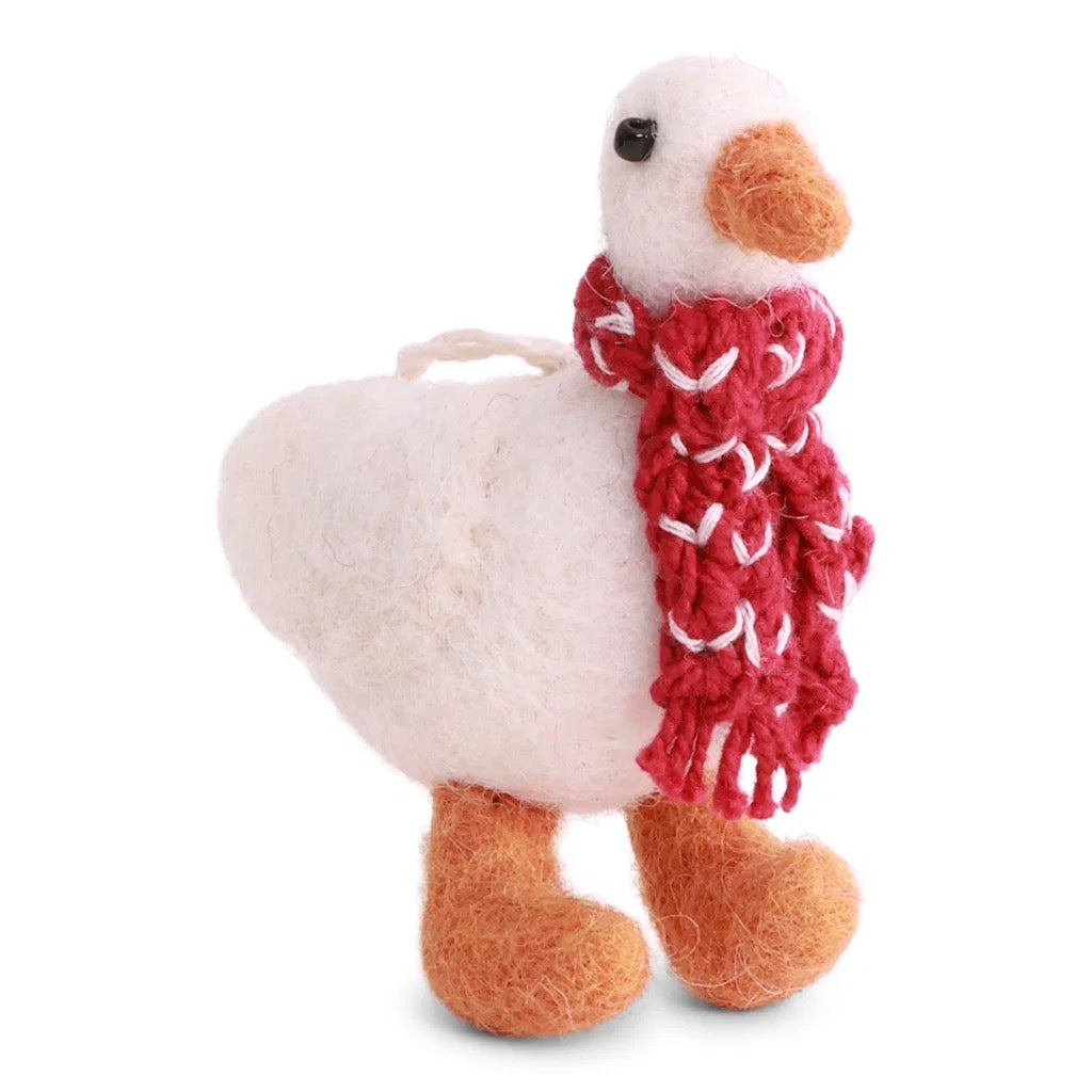 Goose With Scarf
