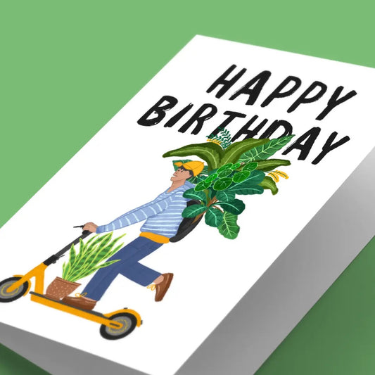 Balancing Plants/Scooter/Happy Birthday