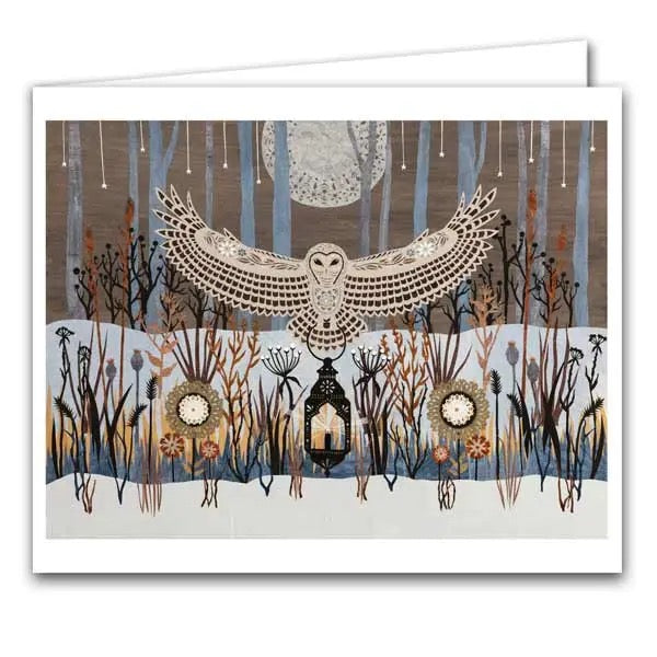 Dissolved In To A Silent Night. Greeting Card