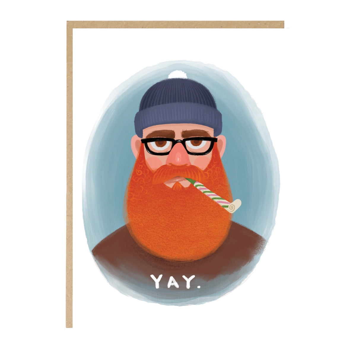 Yay Beardy Dude Card