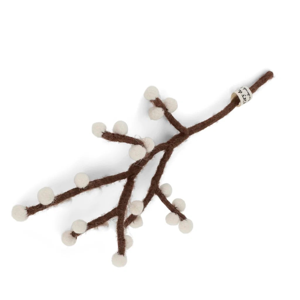 Mini Branch With White Berries