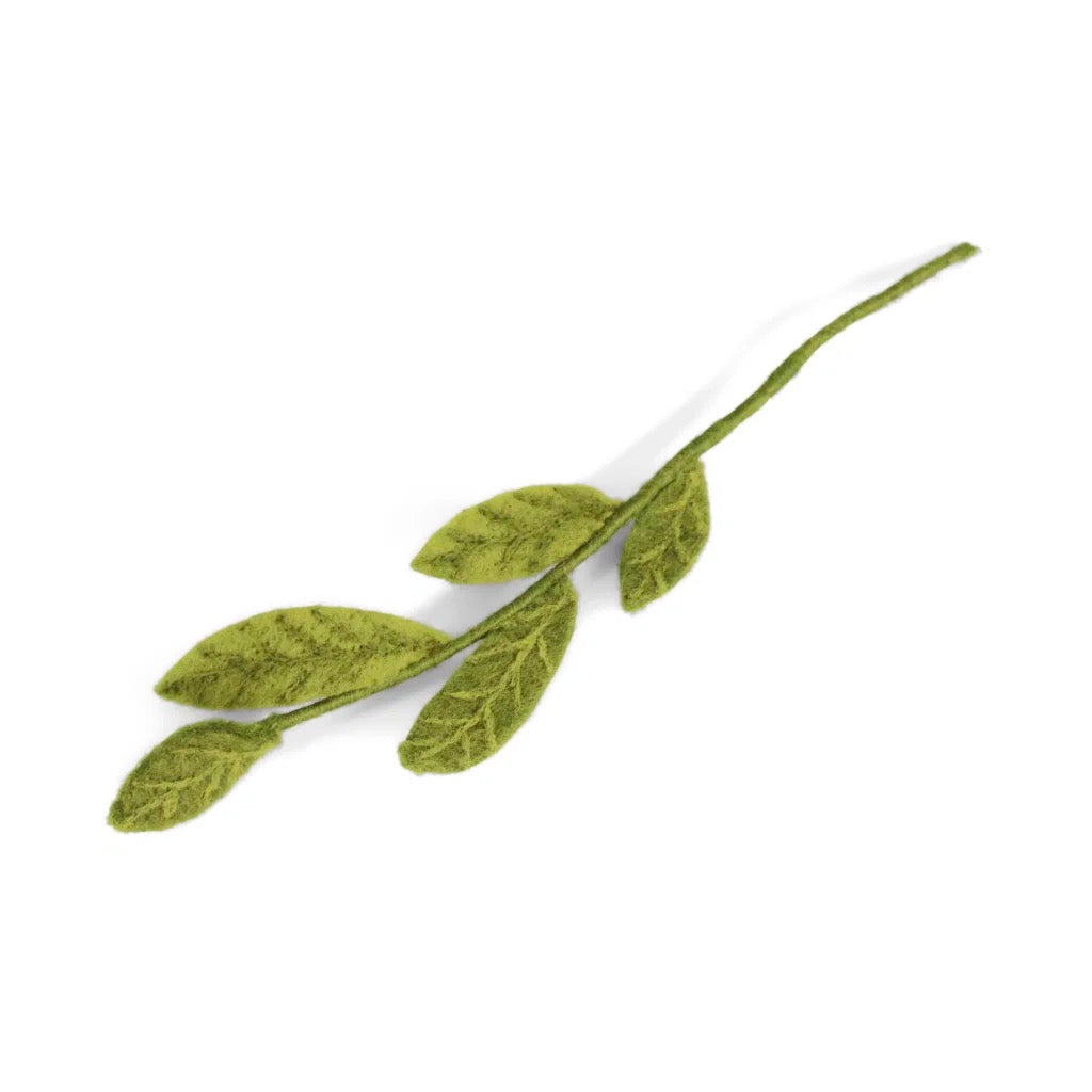 Branch With Green Leaves