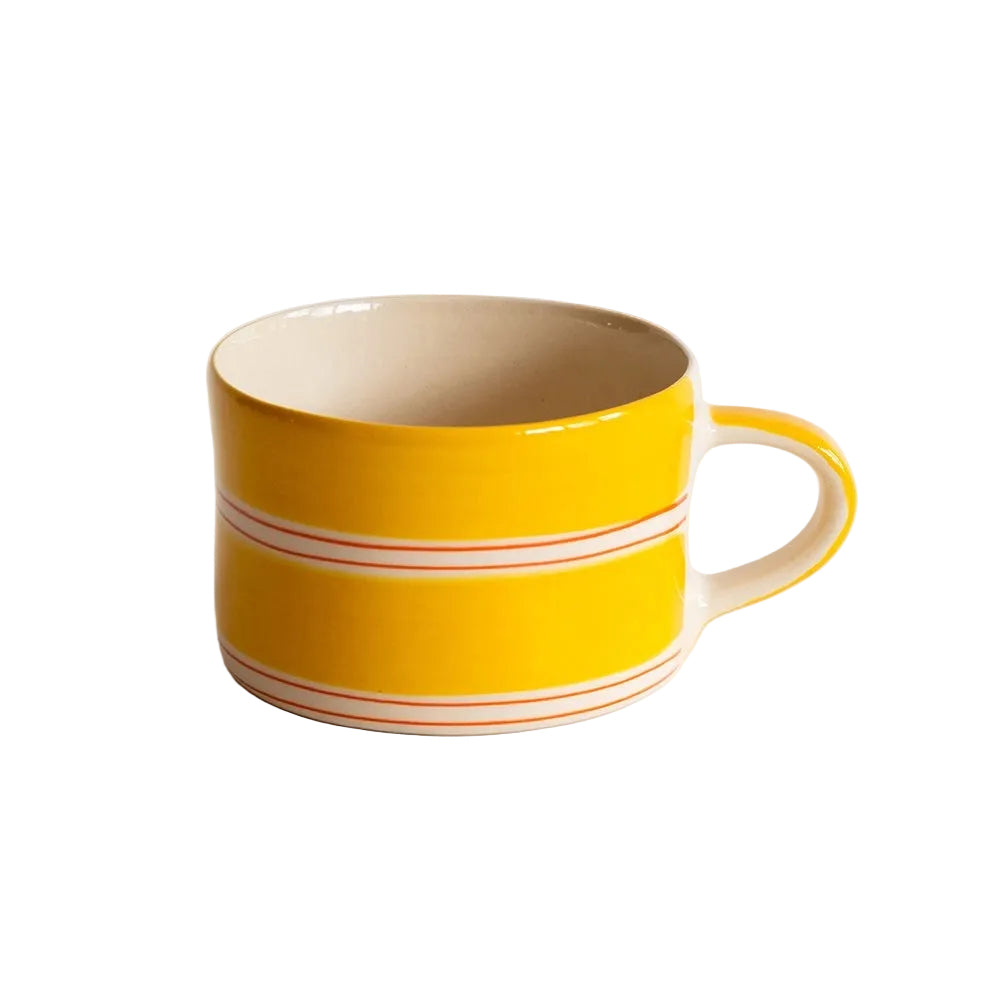 Twin Stripe Mug  in Turmeric