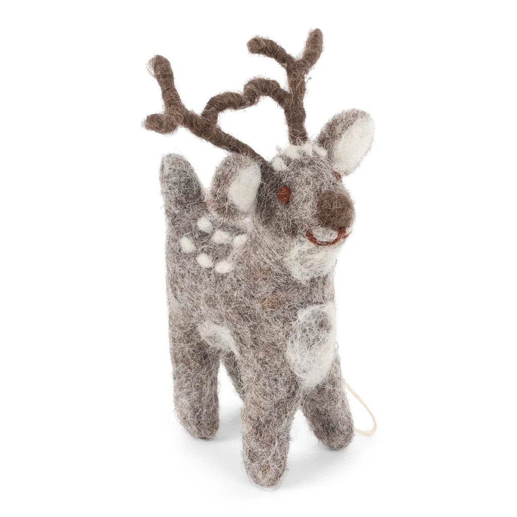 Small Cute Grey Deer