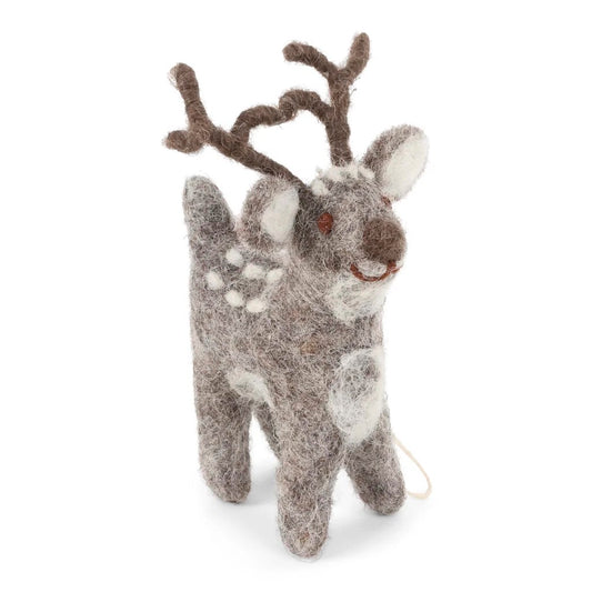 Small Cute Grey Deer