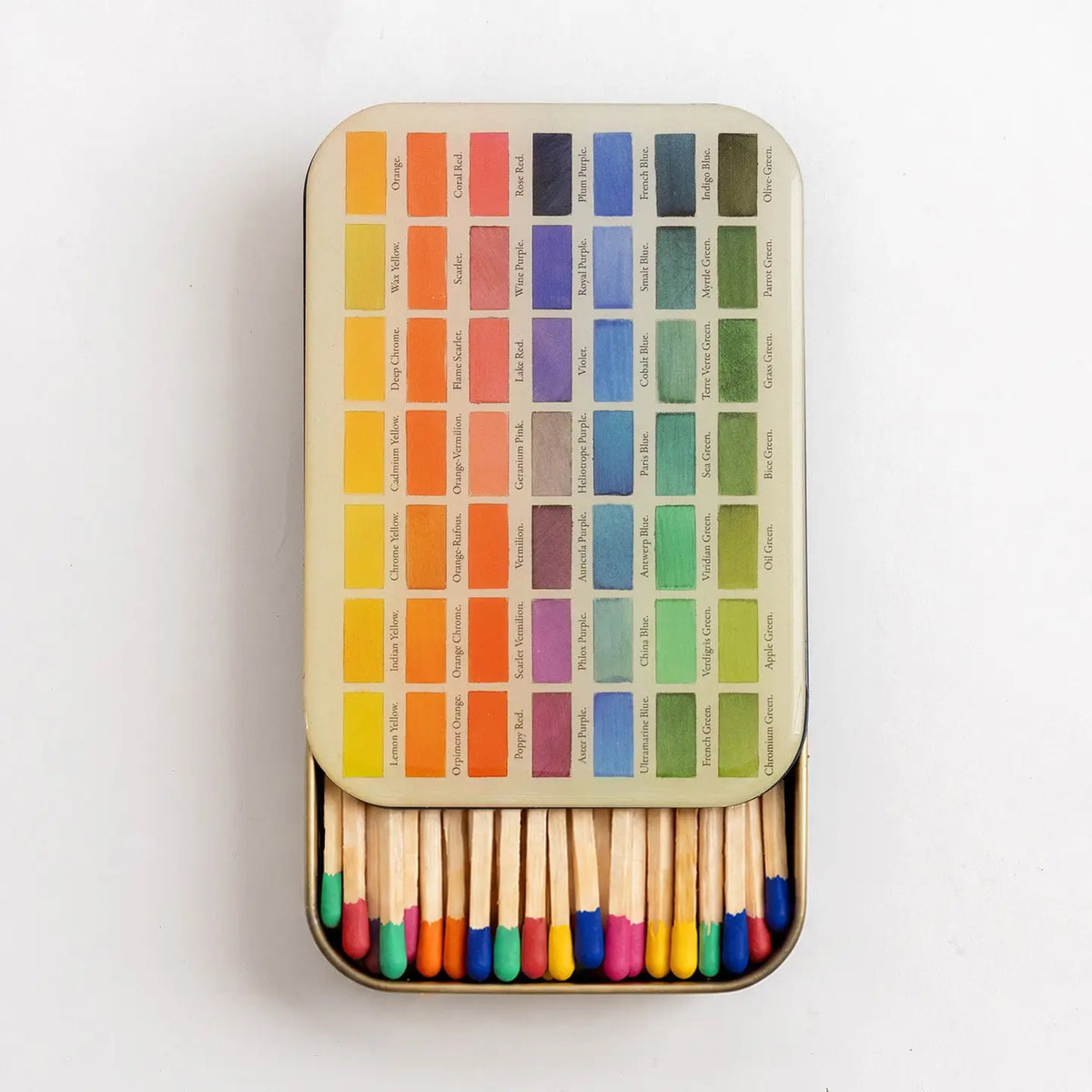 Matches In A Tin-Nomenciature Of Colours