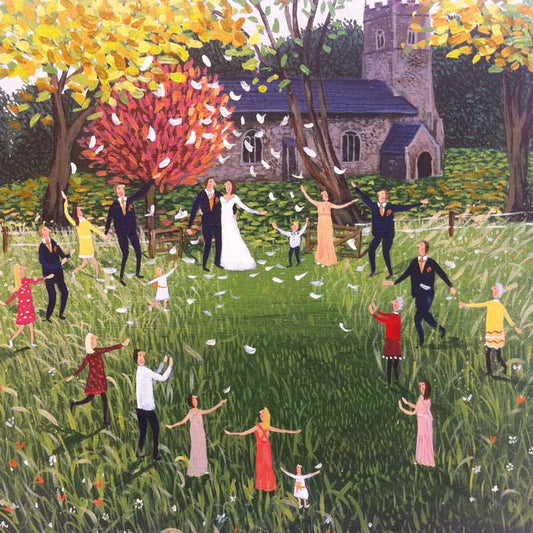 Autumn Confetti Greeting Card