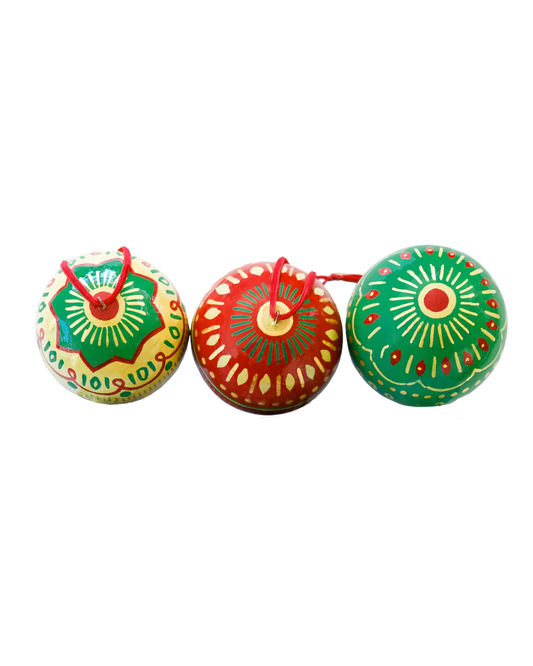 Jolly Greens Baubles (Set Of 3)