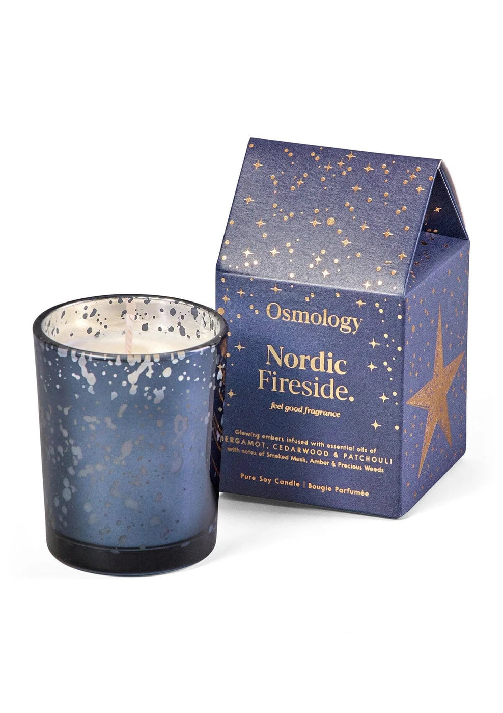Nordic Fireside Navy Candle (70g)
