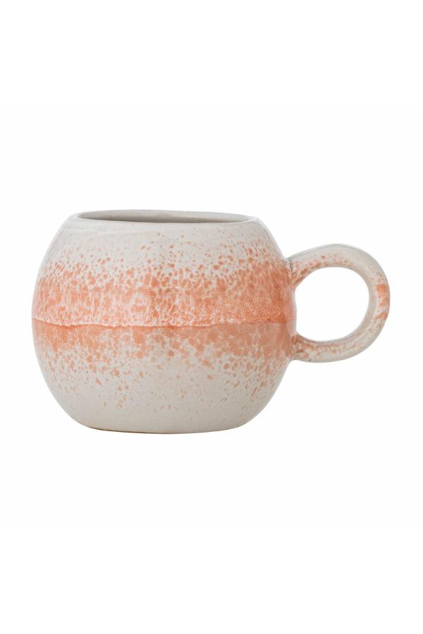 Paula Orange Stoneware Mug
