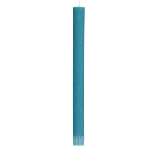 Petrol Blue Dinner Candles