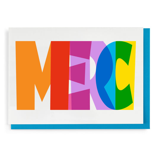 Merci Greeting Card