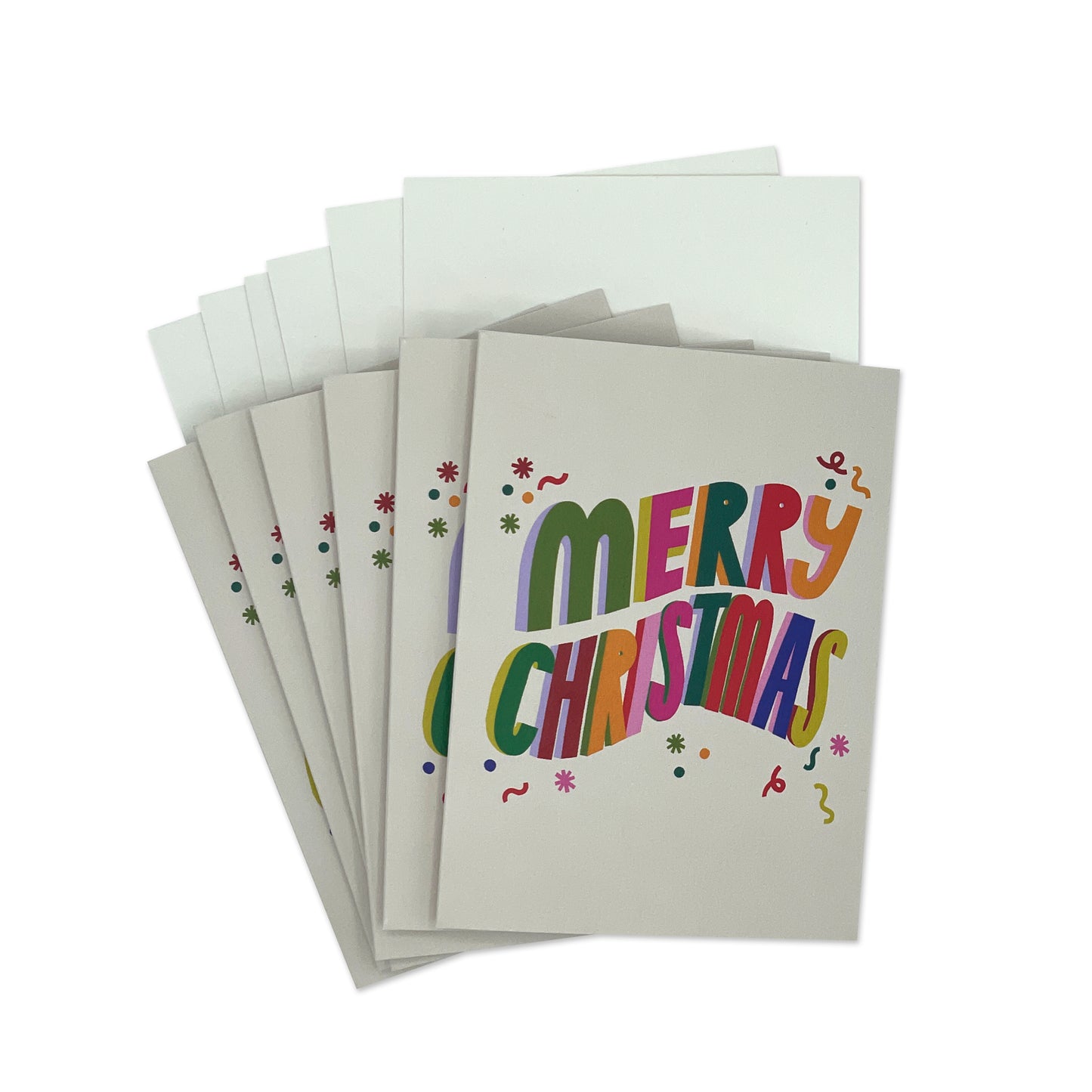 Merry Christmas Cards: Pack Of 6