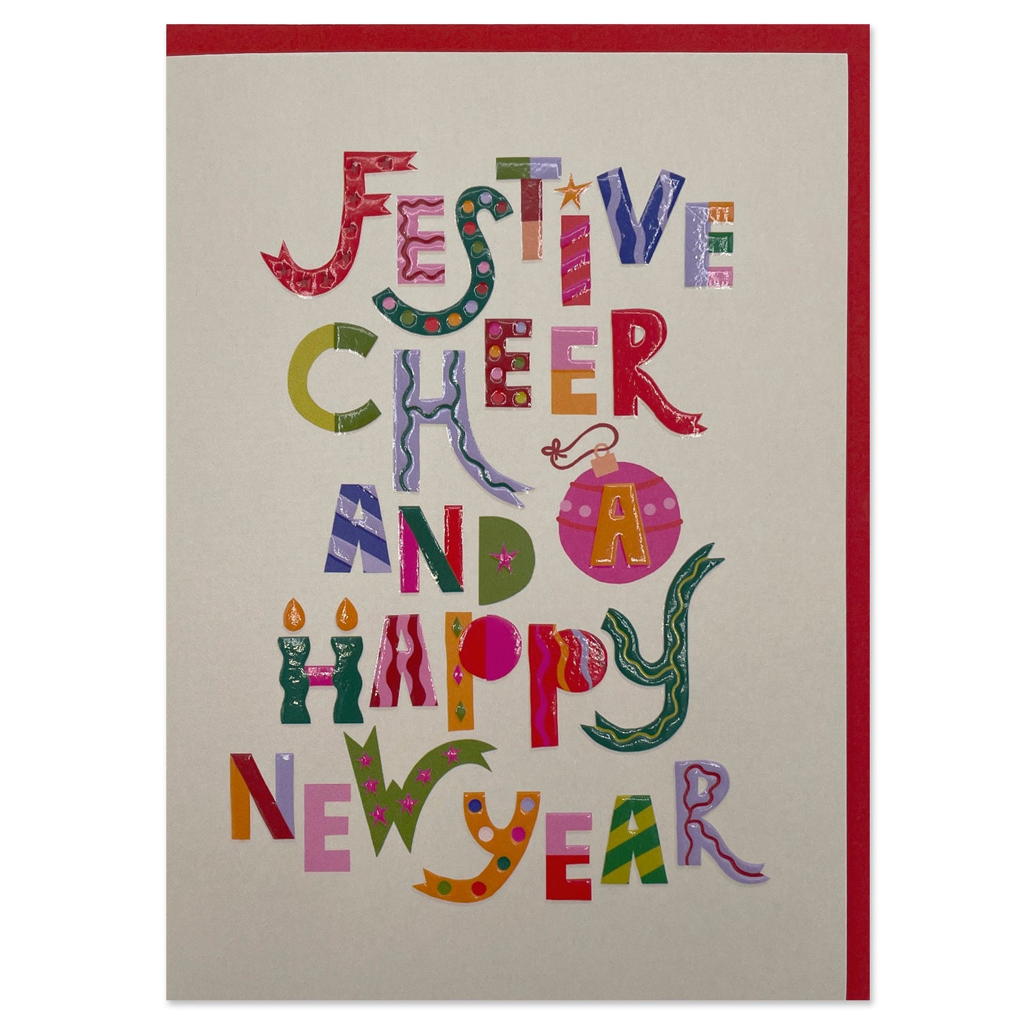 Festive Cheer & A Happy New Year Christmas Card