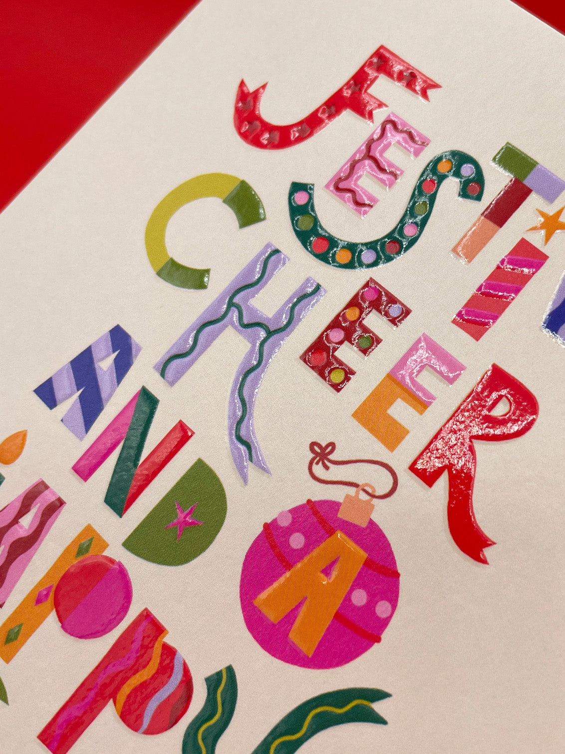 Festive Cheer & A Happy New Year Christmas Card