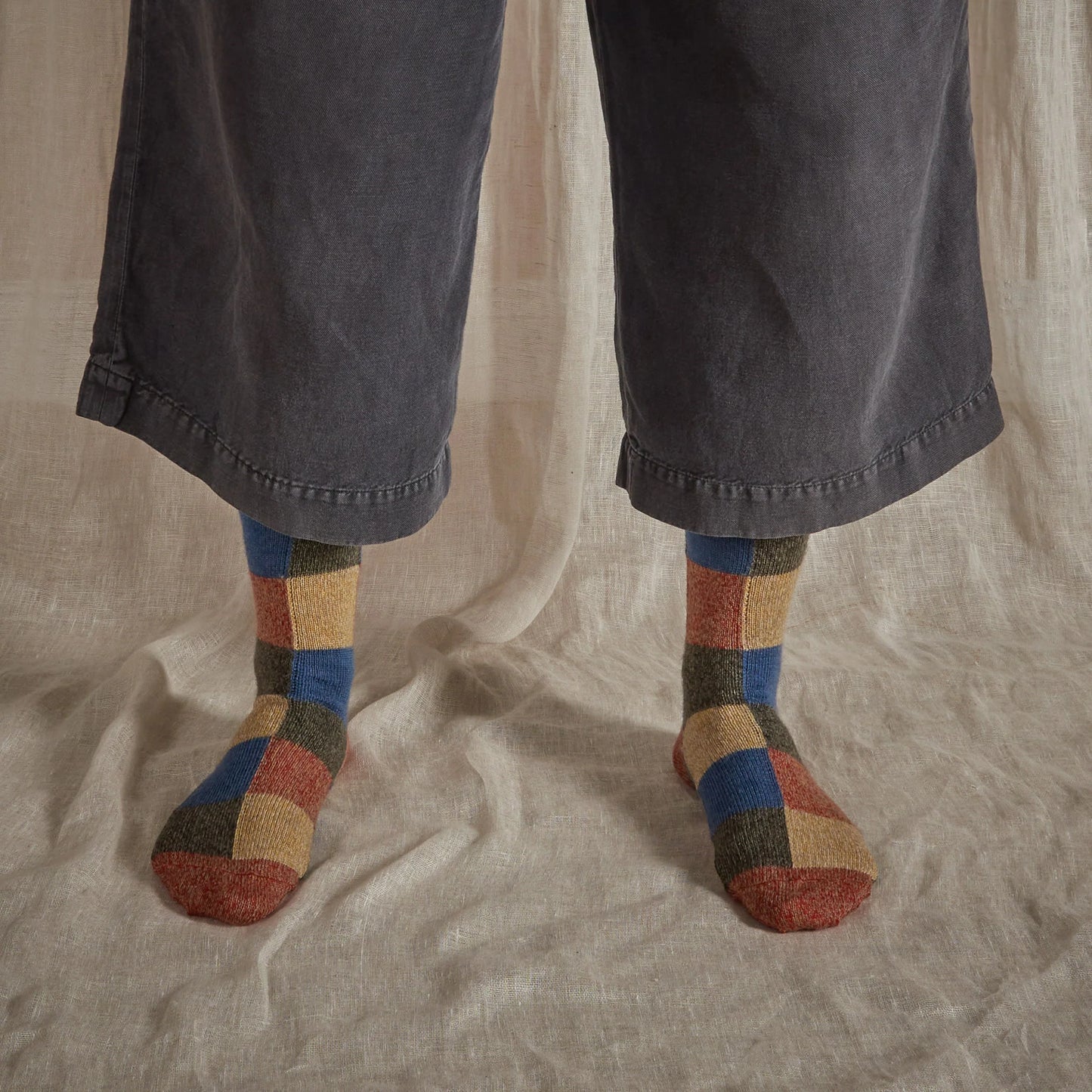 ROVE Colour Patchwork Socks Multi