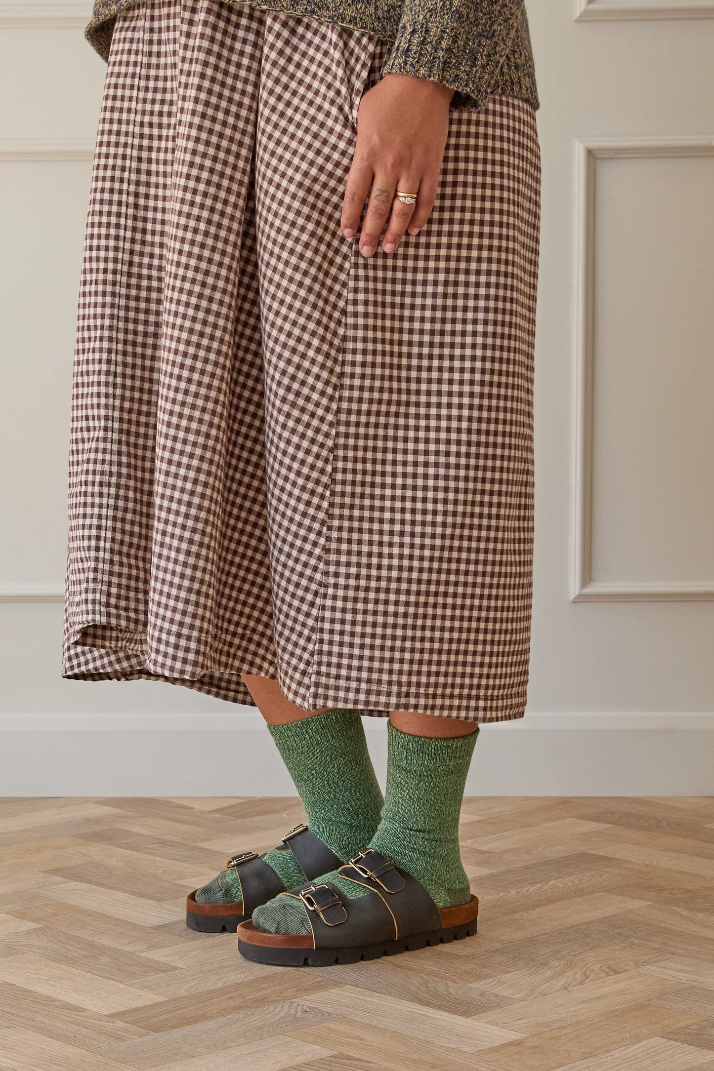 ROVE Plain Green Socks