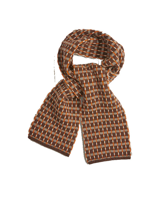 Boro Scarf in Brown