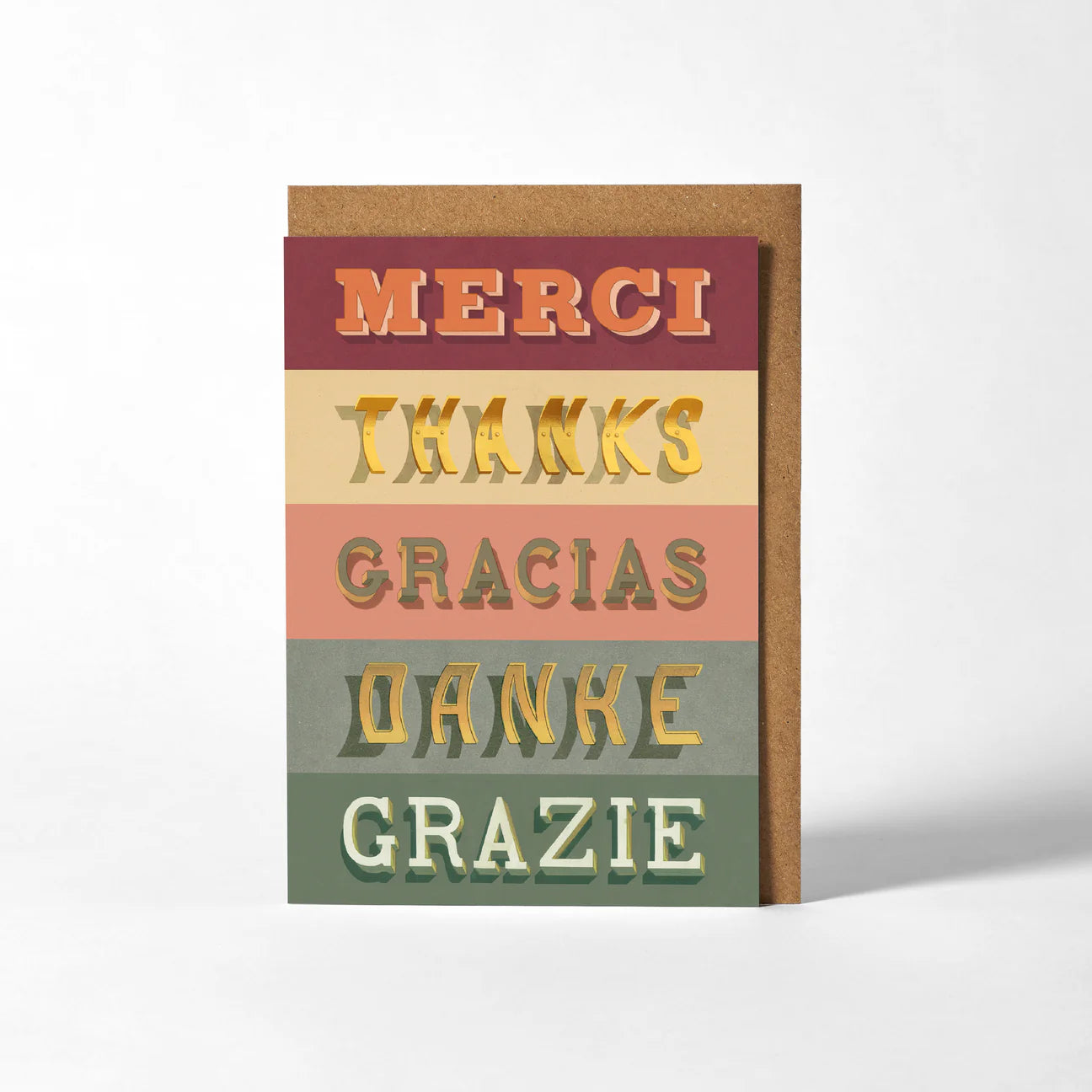 Merci Thank You Card