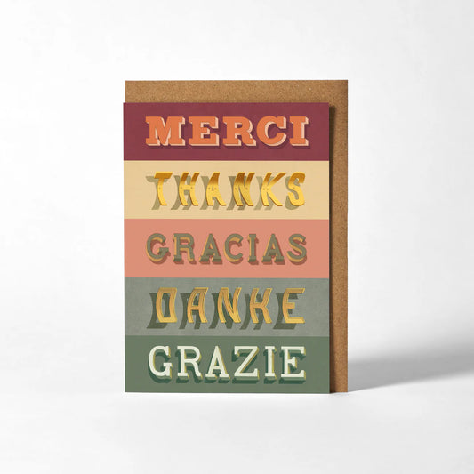 Merci Thank You Card