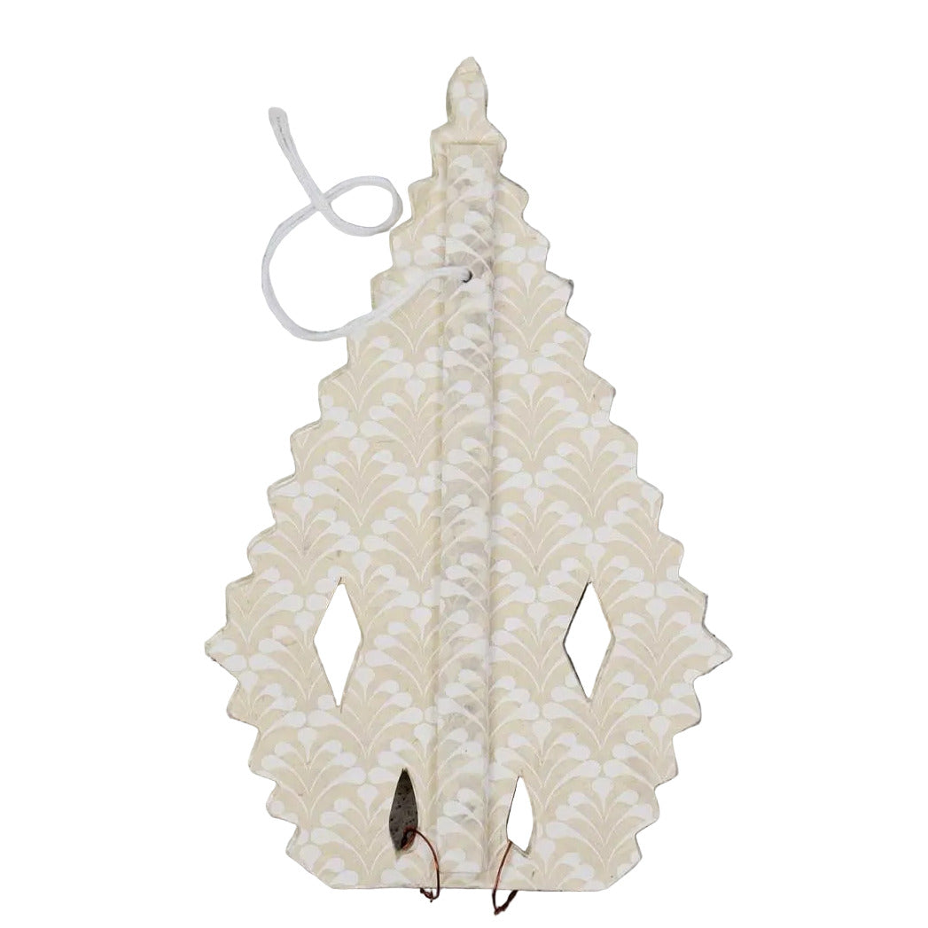 Sirius Bunch Star Paper Christmas Decoration Off White/White